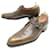 JM WESTON DERBY FLORA SHOES 529 LOAFERS WITH BUCKLE 8D 42 LEATHER SHOES Brown  ref.699519