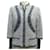 CHANEL P JACKET45463 taille 38 JAQUETA DE TWEED NYLON DE POLIAMIDA M EM CINZA  ref.699640