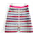 Chanel SS17 Jupe zippée en tweed à rayures Coton Acrylique Multicolore  ref.700066