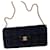 Petit sac à rabat Chanel Black East West Ping Hair Coco avec quincaillerie dorée Cuir Fourrure Noir Rose  ref.700417