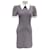 Kurzärmliges Kleid mit Hahnentrittmuster von Miu Miu aus Baumwolle Schwarz Pink Weiß Polyamid  ref.700439