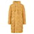 Bottega Veneta Long Oversized Fur Coat Yellow  ref.700621