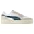 Puma Ca Pro Lux in White and Blue Leather Multiple colors  ref.700815