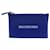 Portacarte Balenciaga con stampa logo in pelle di vitello blu Vitello simile a un vitello  ref.701043