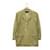 Gucci **Vintage Leather Tailored Jacket Light green  ref.701127