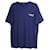 T-shirt Balenciaga Political Campaign Logo in cotone blu  ref.701131