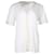 Balenciaga Fringe Trim V-Neck Top in White Cotton  ref.701167