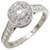 *Van Cleef & Arpels #47 Anel feminino de diamante Iconu Prata Platina  ref.701387