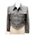 Erhabene Vintage Yves Saint Laurent Jacke Grau Kaschmir Wolle  ref.701435