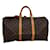 Louis Vuitton Keepall 50 Brown Cloth  ref.701458