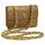 CHANEL Chain Turn Lock Mini Matelasse Shoulder Bag Lamb Skin Gold CC Auth 32696a Golden  ref.701706