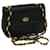 BALLY Matelasse Chain Shoulder Bag Leather Black Auth am3215  ref.701736