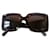 Óculos Chanel Marrom Plástico  ref.701841