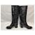 Chanel BOOTS Nero Pitone  ref.701902