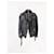 Maje leather jacket Black Lambskin  ref.701943