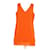 Sandro robe Orange Polyester  ref.702046