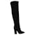Sergio Rossi Suede Over-The-Knee Boots Black  ref.702127