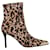 Versace Jeans Couture Versace Jeans Leopard Print Ankle Boots Black  ref.702268