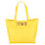 Versace Jeans Couture Logo Hardware Tote Bag Yellow Plastic Polyurethane  ref.702438
