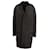 Haider Ackermann Striped Overcoat Brown Black Wool  ref.702549