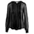 Autre Marque Blusa Plissada - 00's Preto Seda  ref.702564