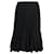 Yves Saint Laurent Midi Skirt Black Viscose  ref.702616