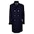 Autre Marque Double Breasted Knitted Coat Blue  ref.702811