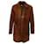 Apc A.P.C. Leather Coat  Brown  ref.702812