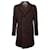 Autre Marque knitted 3/4 Coat Brown  ref.702949