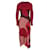 Robe plissée Roksanda Polyester Rouge  ref.703022