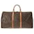 Louis Vuitton Keepall 55 Bolsa de viaje Castaño Lienzo  ref.703078