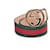 Cintura in pelle Gucci intrecciata con motivo G Web  ref.703204