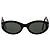 Persol Occhiali da sole rotondi Nero