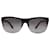 Prada Gafas de sol rectangulares Negro Acetato  ref.703327