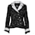 Blazer Chanel en tweed avec bordure en crochet Noir  ref.703500