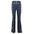 Dolce & Gabbana Jeans mit weitem Saum Blau Baumwolle  ref.703524