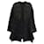 Autre Marque Chaqueta tipo capa con adornos Diliborio Negro Algodón  ref.703528