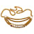 Chanel Correia multicorrente Dourado  ref.703535