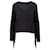 Zadig & Voltaire Pullover With Fringes Black Cashmere  ref.703548