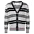 Thom Browne Cardigan Rayas Grey  ref.703567