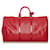 Louis Vuitton Keepall 50 Reisetasche Rot Leder  ref.703581