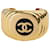 Chanel Gold Tone CC Bracelet Golden  ref.703609