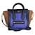 Céline Celine Nano Luggage Tote Leather Satchel Blue  - 10's Pony-style calfskin  ref.703844