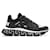 Versace Black/White Trigreca Low-Top Sneakers  ref.703878
