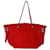 Timeless Chanel Small lined Face Fringe Deauville Tote Red Cloth  ref.704007