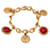 Autre Marque Collection Privée Armband mit roten Charms  ref.704026