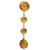 Chanel einzelner hängender Ohrring Golden  ref.704029