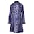 Blumarine Printed Coat Purple Polyester  ref.704054