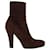 Miu Miu ankle boots Brown Leather  ref.704084