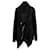Rick Owens Asymmetrical Jacket Black Cotton  ref.704115